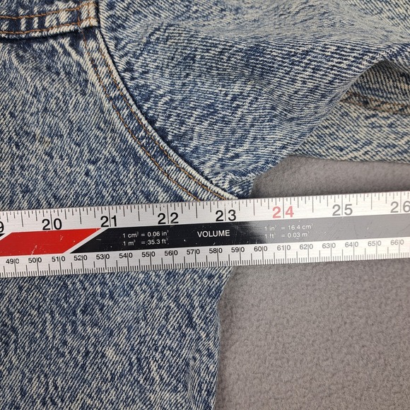 Vintage Levis Denim Trucker Jacket Mens Large‎ Blue Acid Washed USA 70507 0510 - Picture 5 of 16